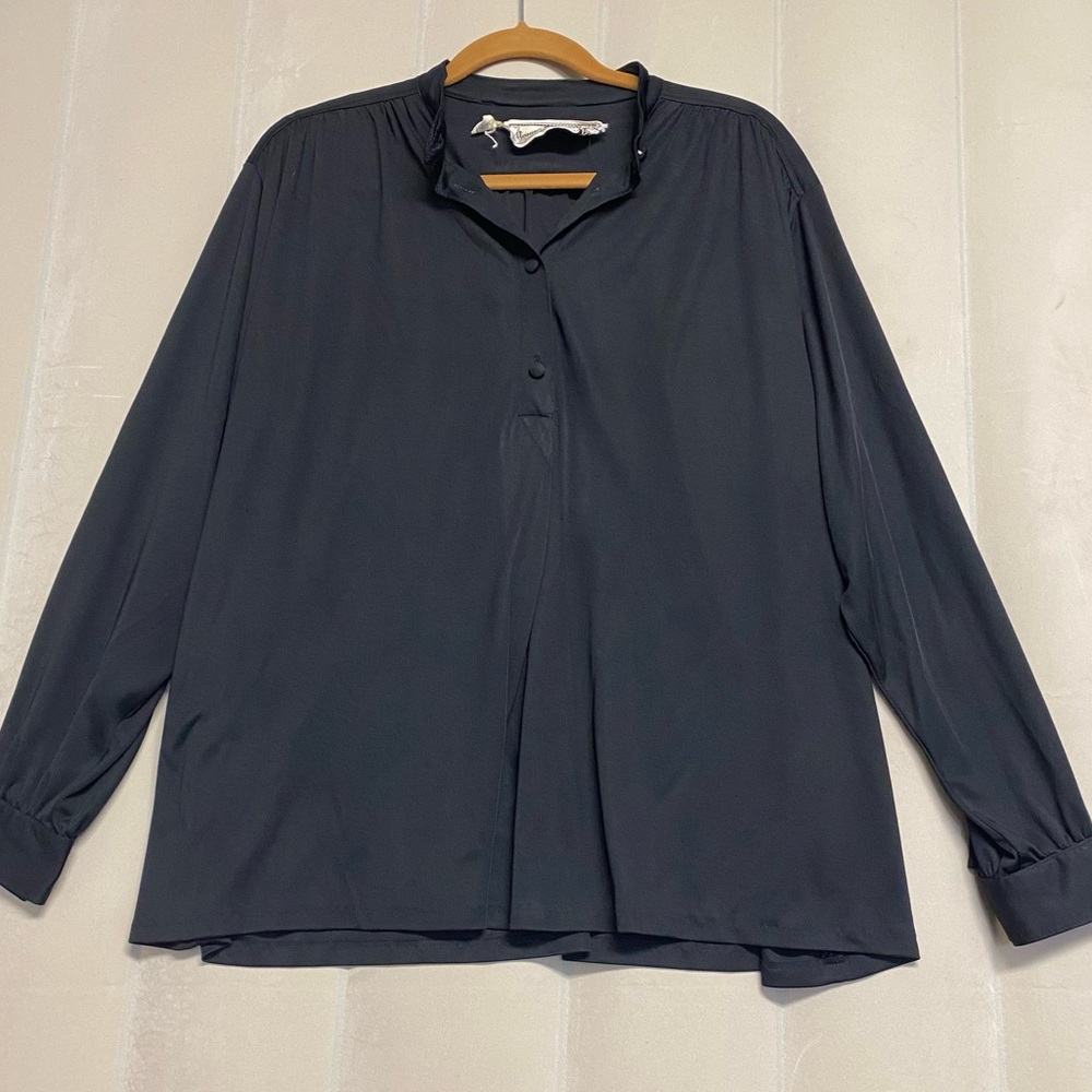 Vintage Young Edwardian By Arpeja Women’s Tunic Top Blouse Minimalist Oversized